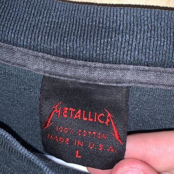 Vtg Metallica 1991 Tour Shirt - Picture 3 of 13